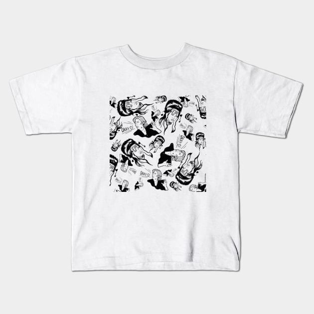 Dayooo! Unusual Kids T-Shirt by MonicaLaraArt